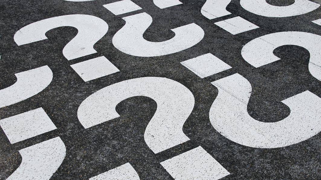 question marks