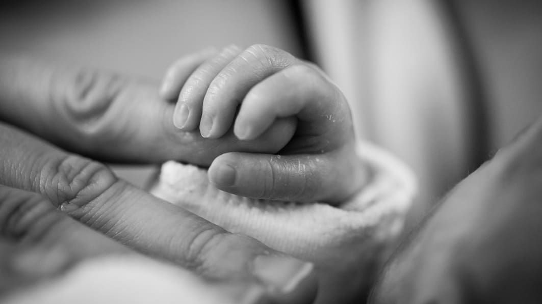 A baby's hand