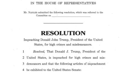 Trump impeachment