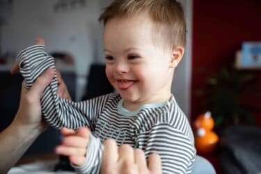Baby with Down Syndrome