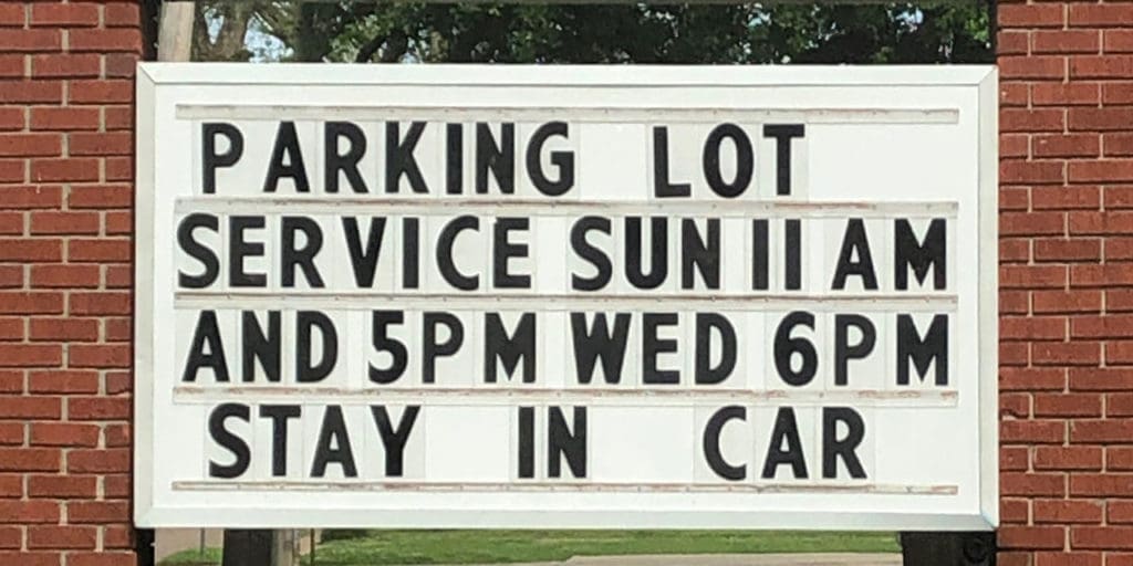 drive-in church