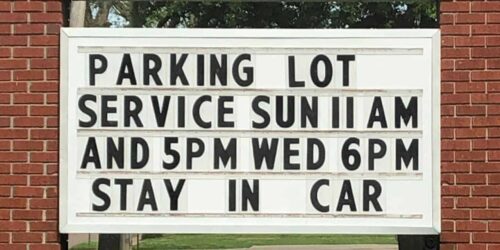 drive-in church