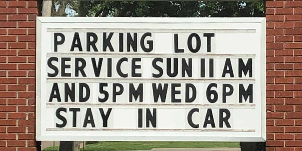 drive-in church