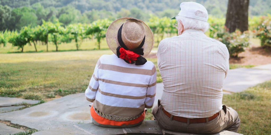 Elderly couple