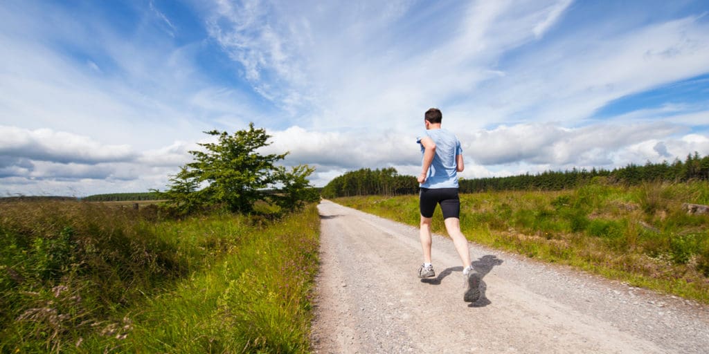 Male runner
