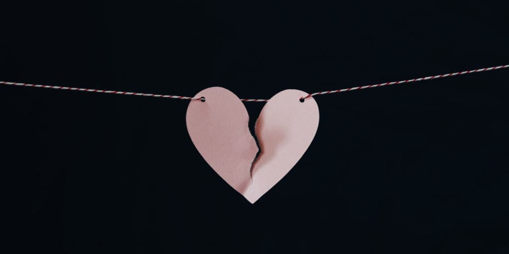 A broken heart