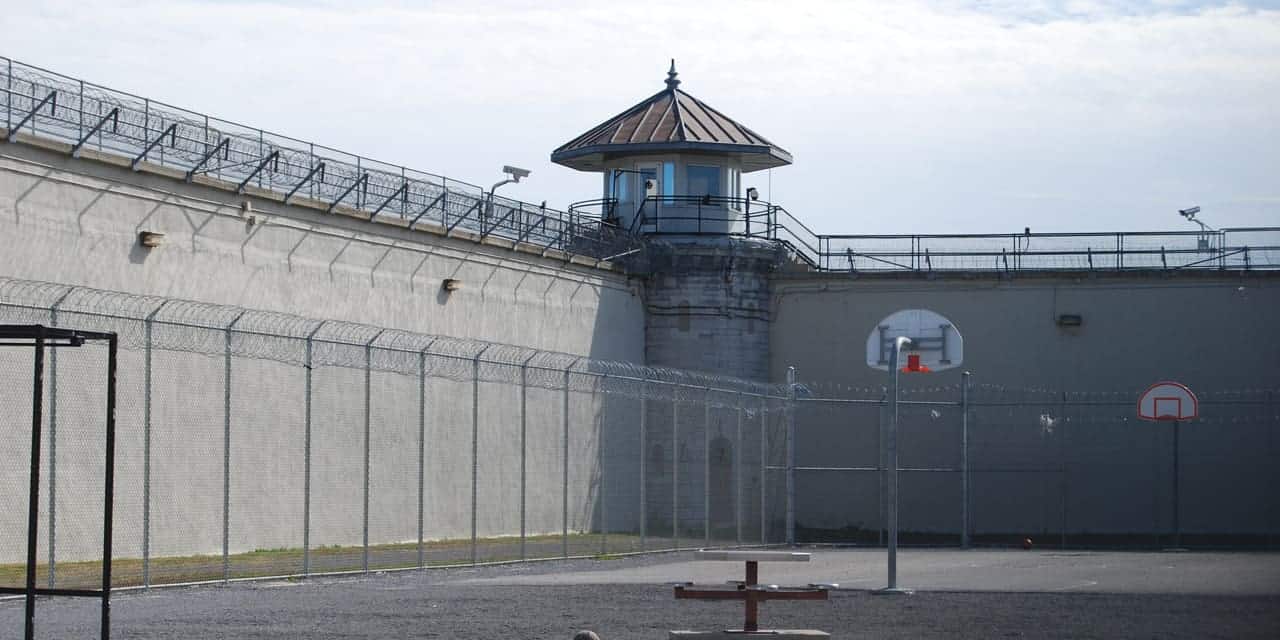 Prison yard