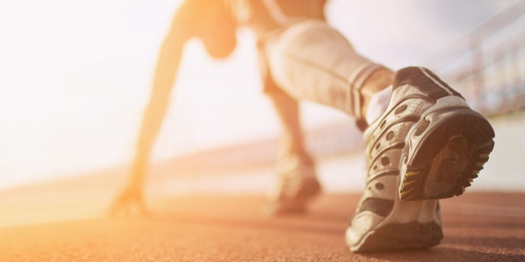 A runner|
