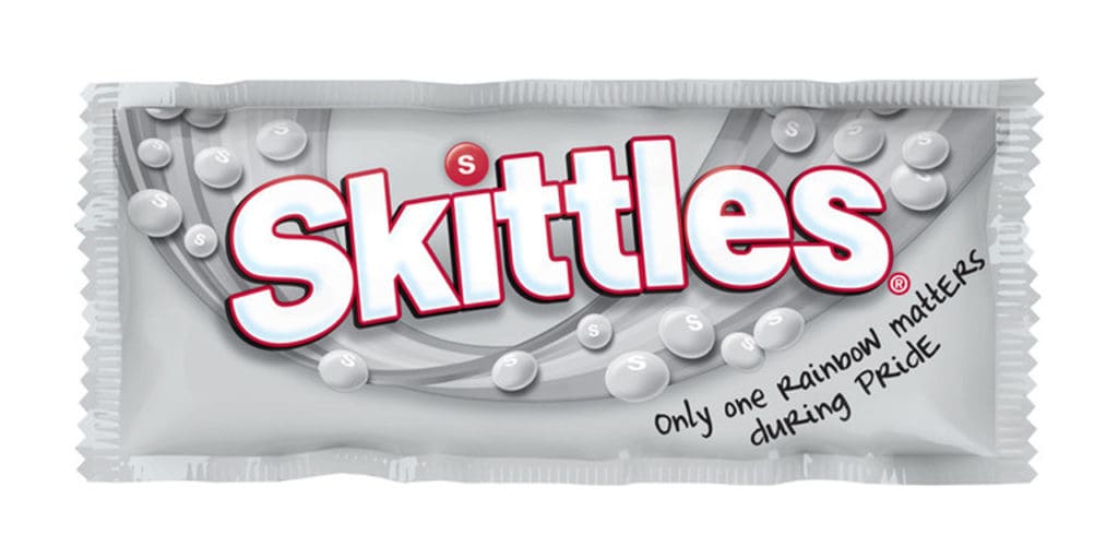 Grey Skittles bag