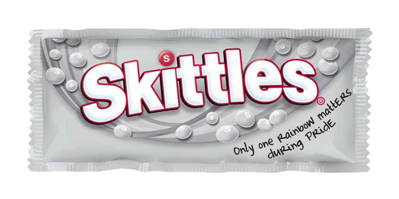Grey Skittles bag