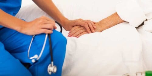 Doctor with a patient