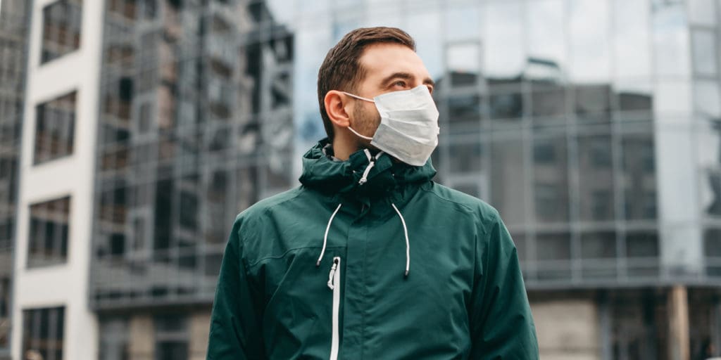 Man wearing mask