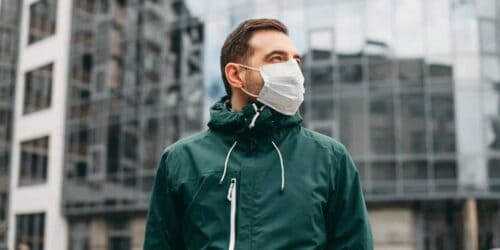 Man wearing mask