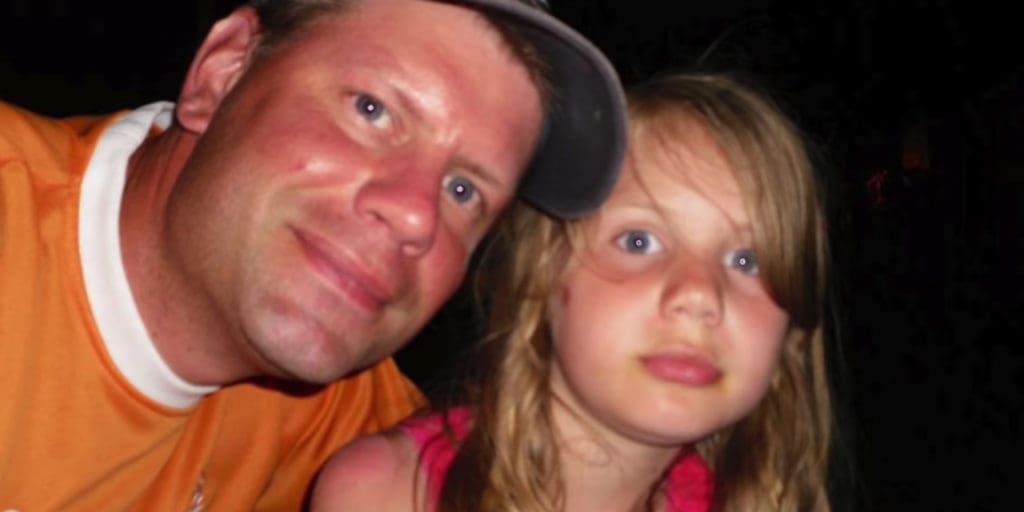Rob Hoogland and his daughter