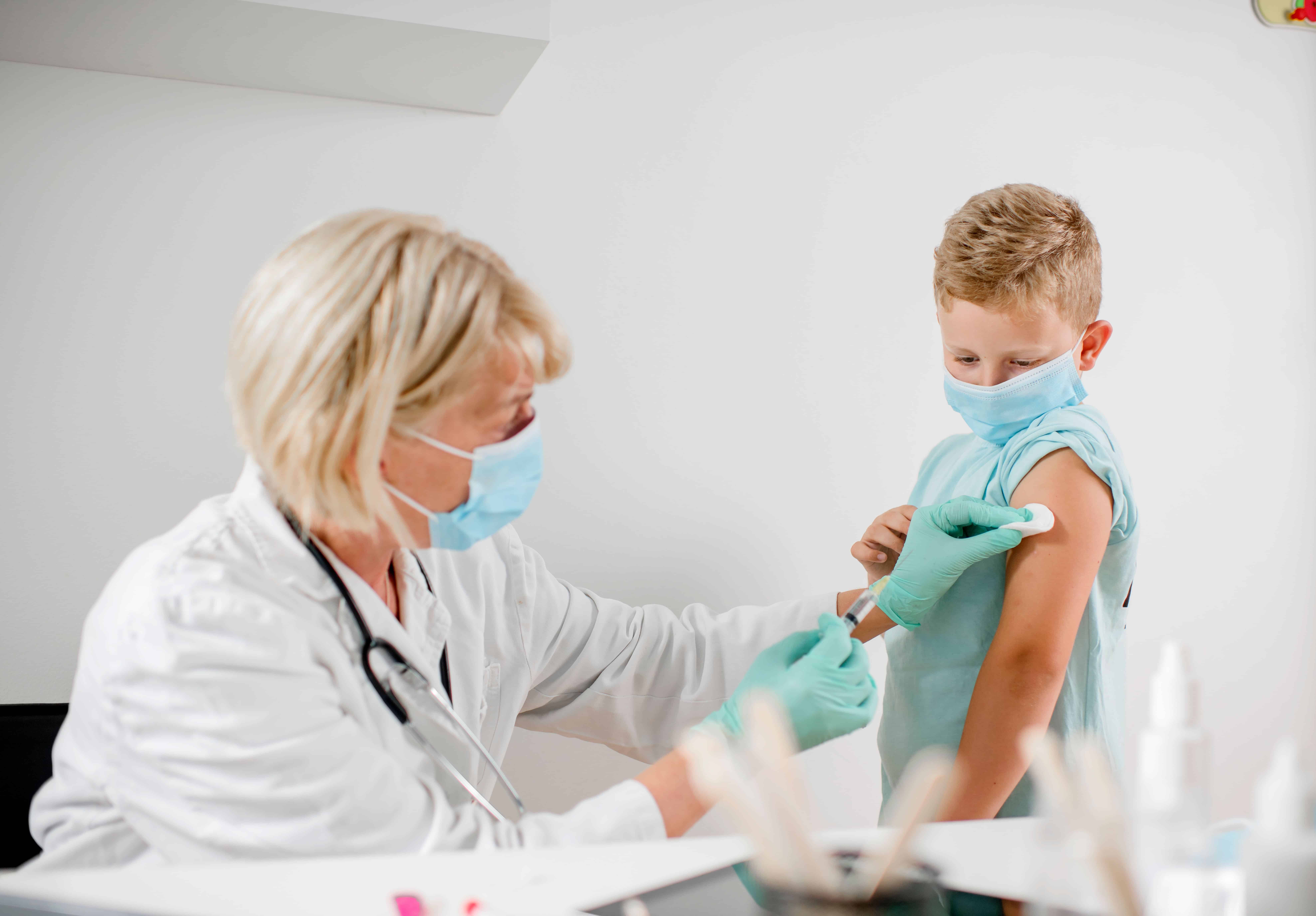 Child Gets Vaccine