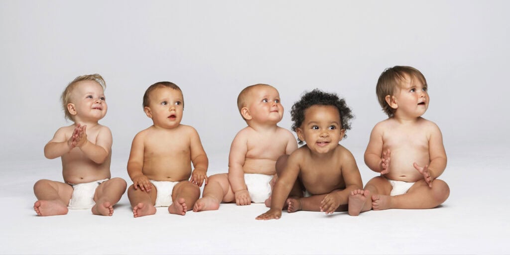 Several babies