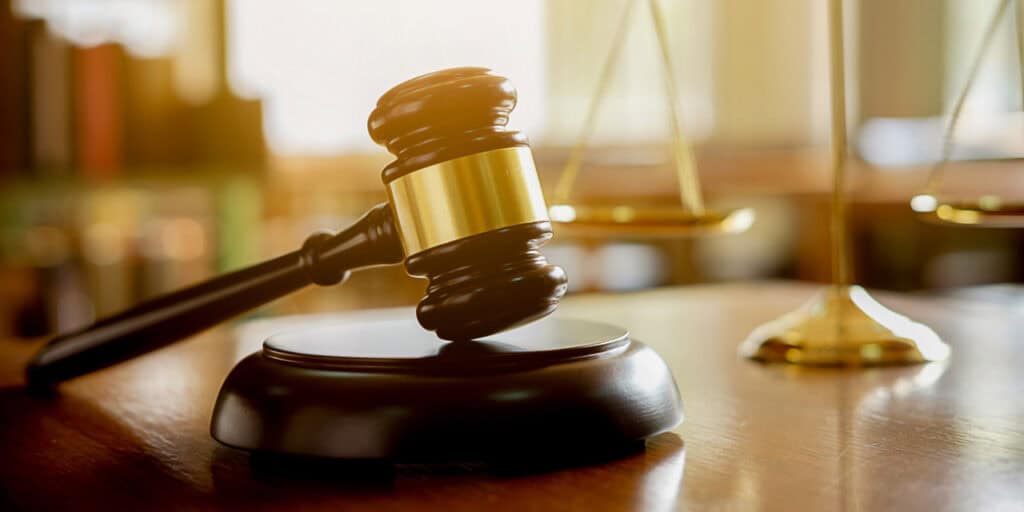 A judge's gavel