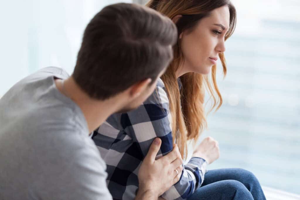 Man Comforting Woman|Care Net Survey|Care Net Survey 2