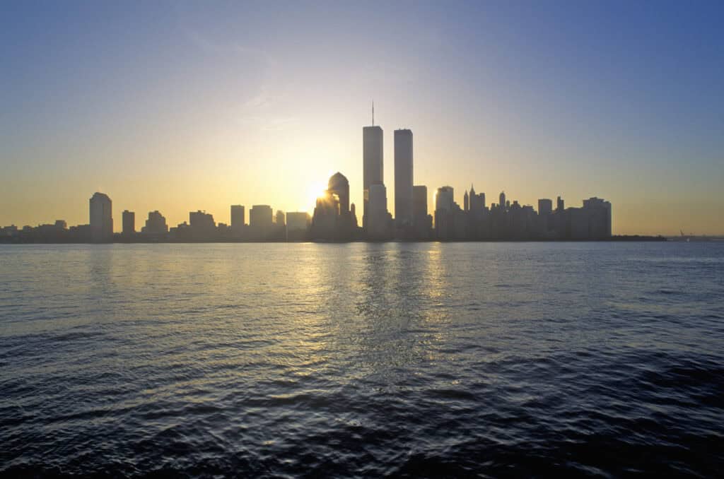 Twin Towers Skyline