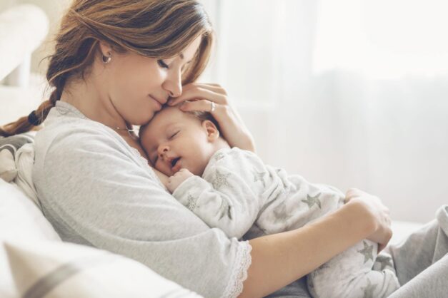 Woman New Baby