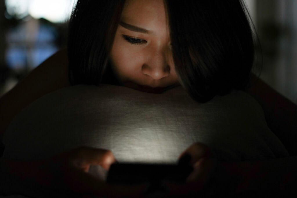 Girl Social Media Phone
