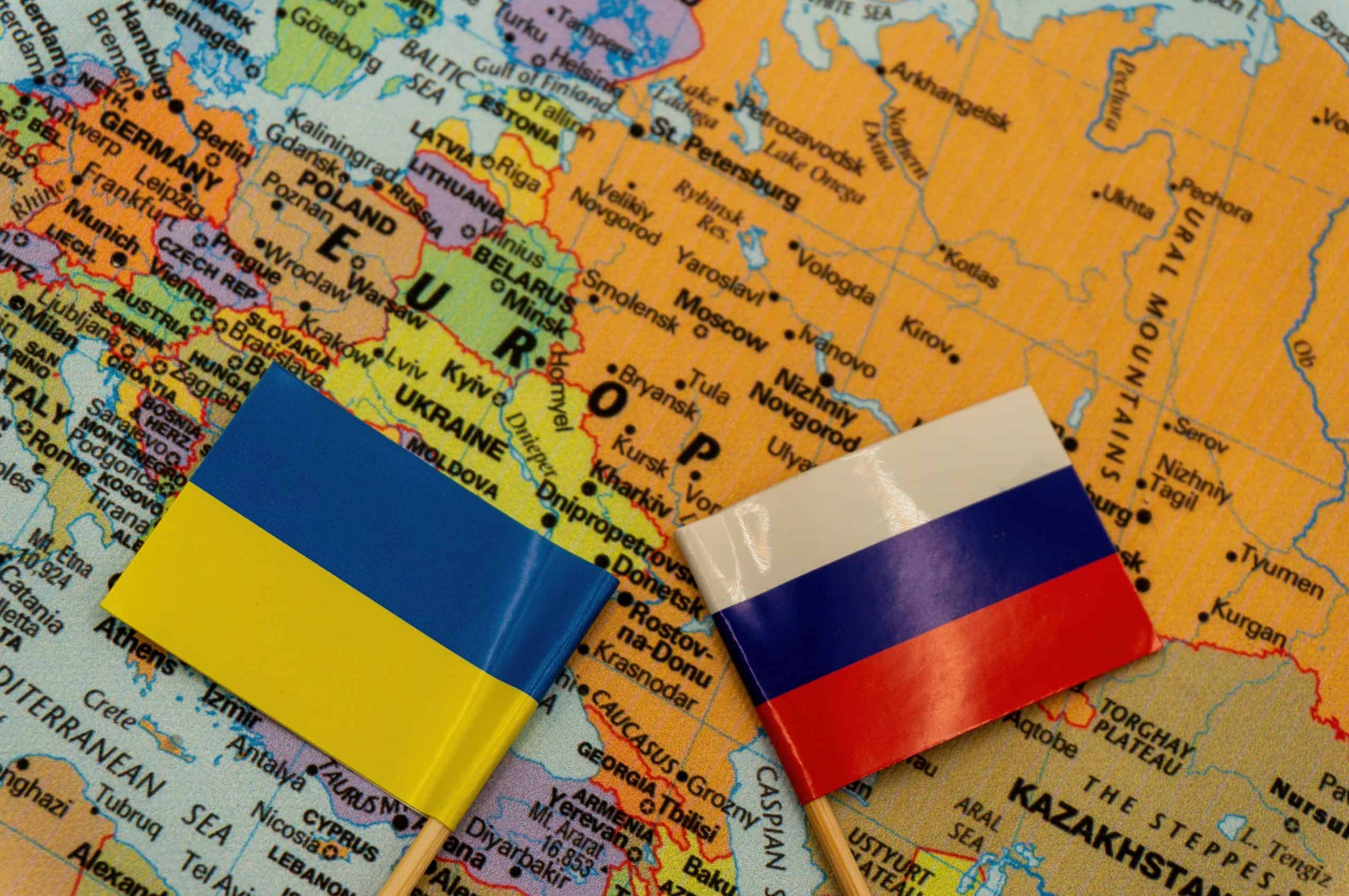Ukraine Russia Map