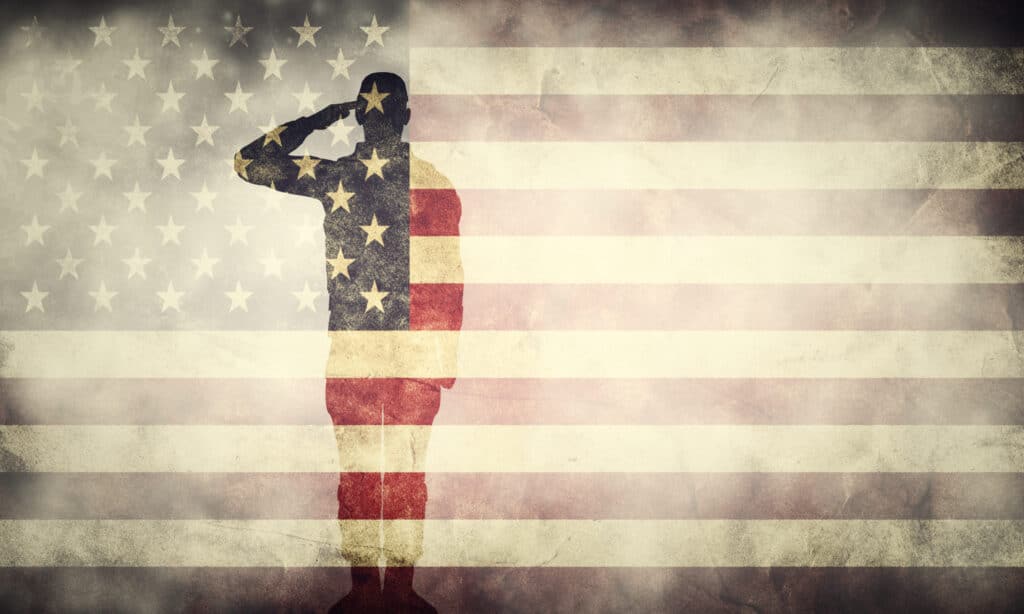 Military Flag Soldier