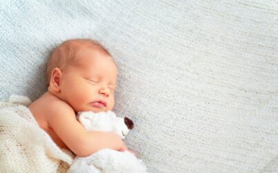 A sleeping baby