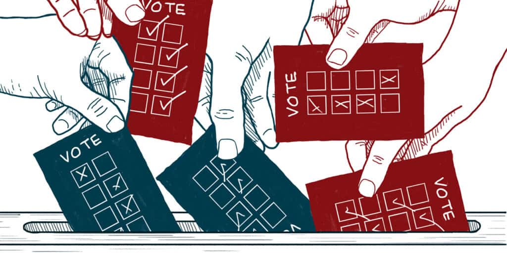 Voting ballot